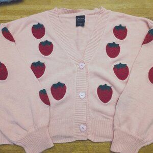 Strawberry Cartigan